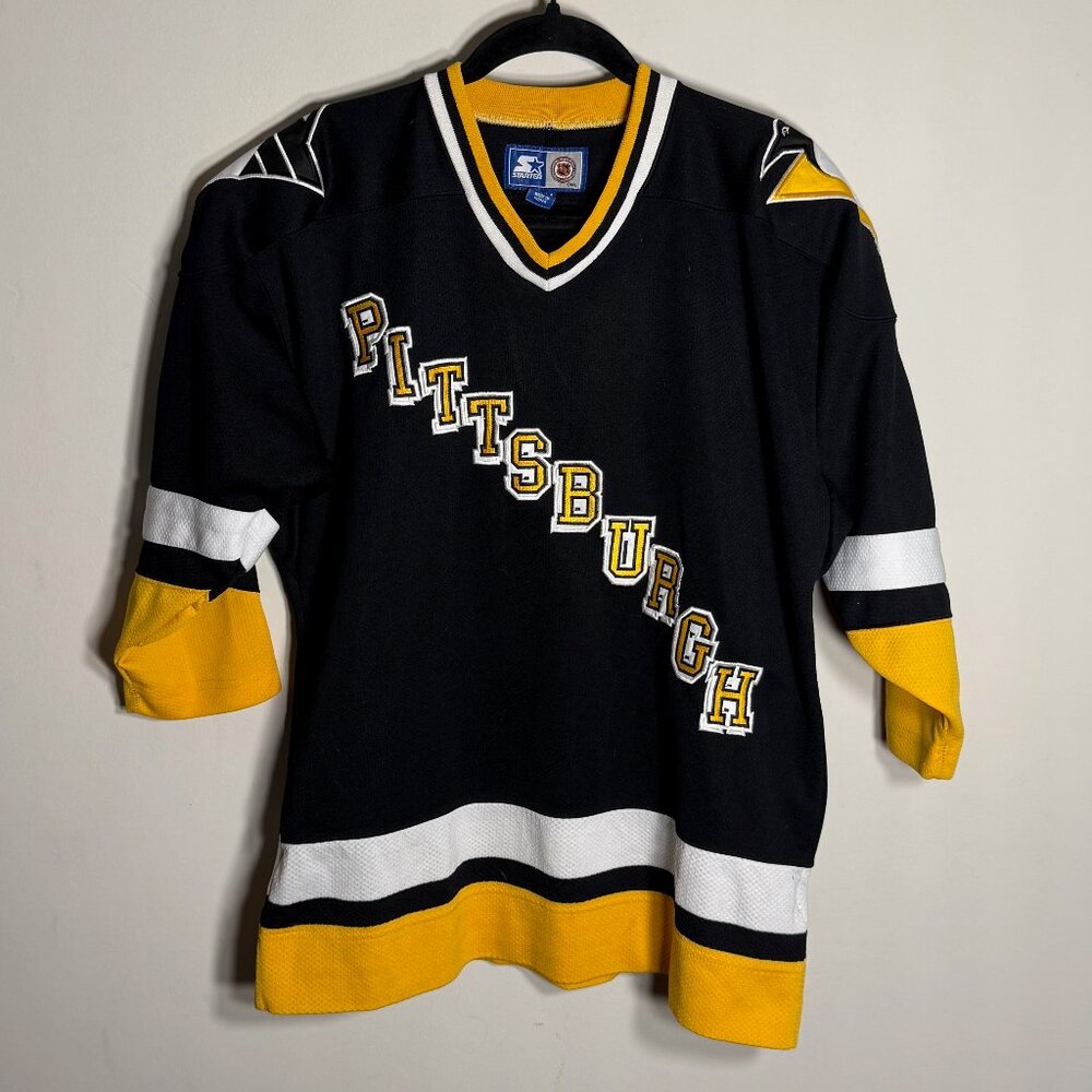 Vintage 90's Pittsburgh Penguins Starter Hockey Jersey